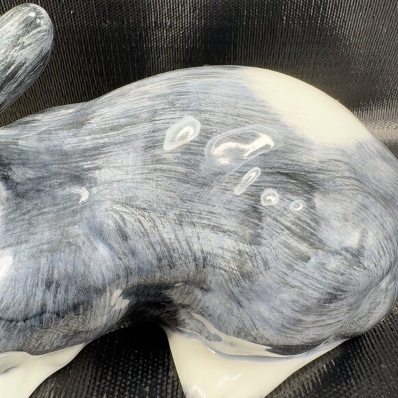 Vintage Italian Pottery Bunny Rabbit 12inch Ceramic Figurine Made In Italy VTG - Picture 12 of 15